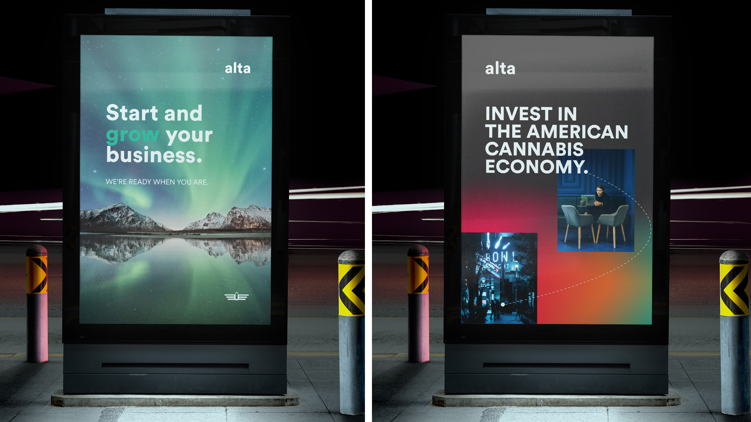 Alta Financial outdoor advertising