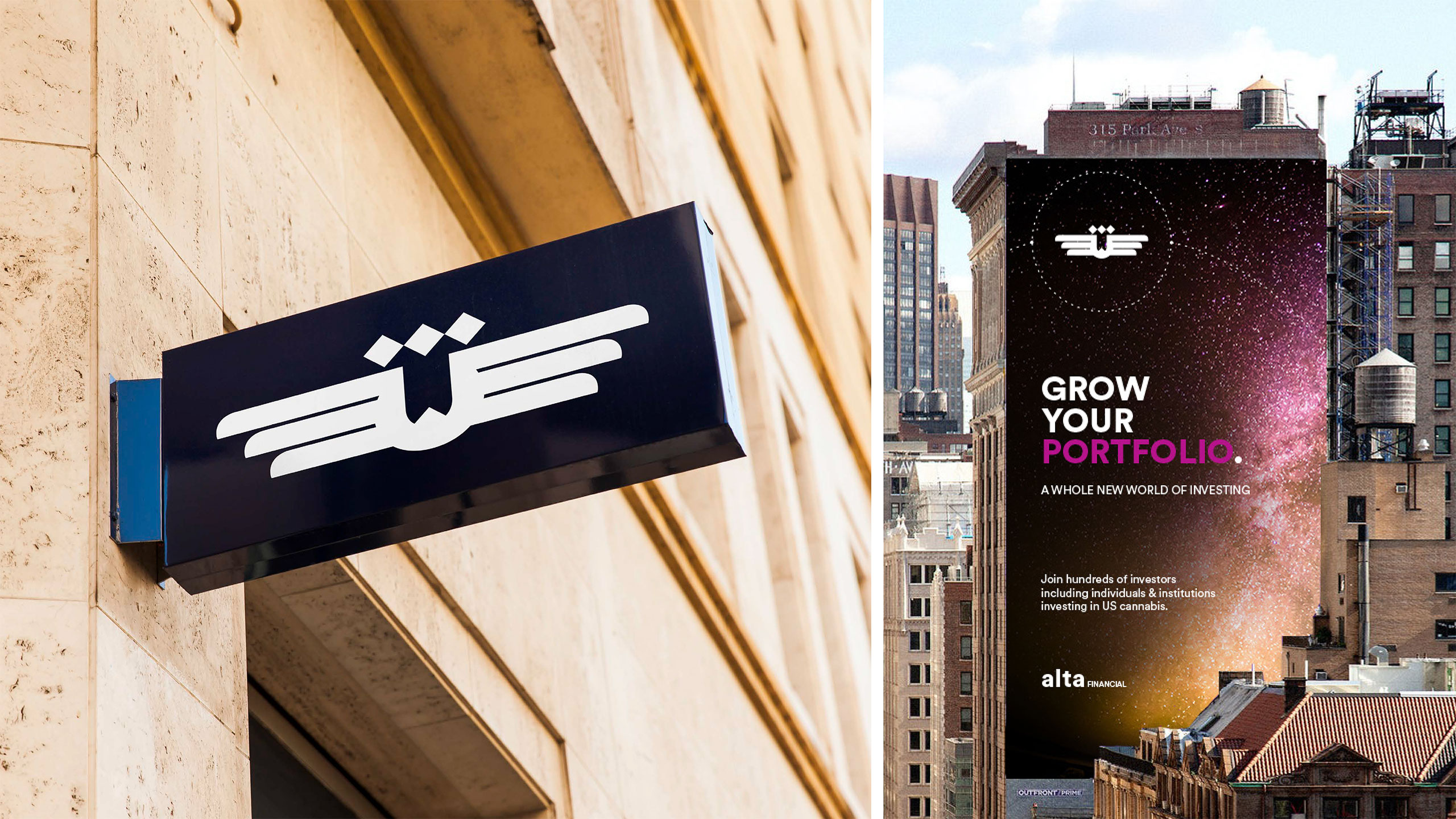 Alta Financial outdoor signage