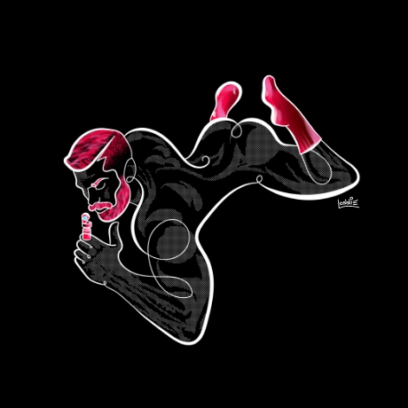 Lonnie Draws collab with Wyffr, a GLBTQ+ business