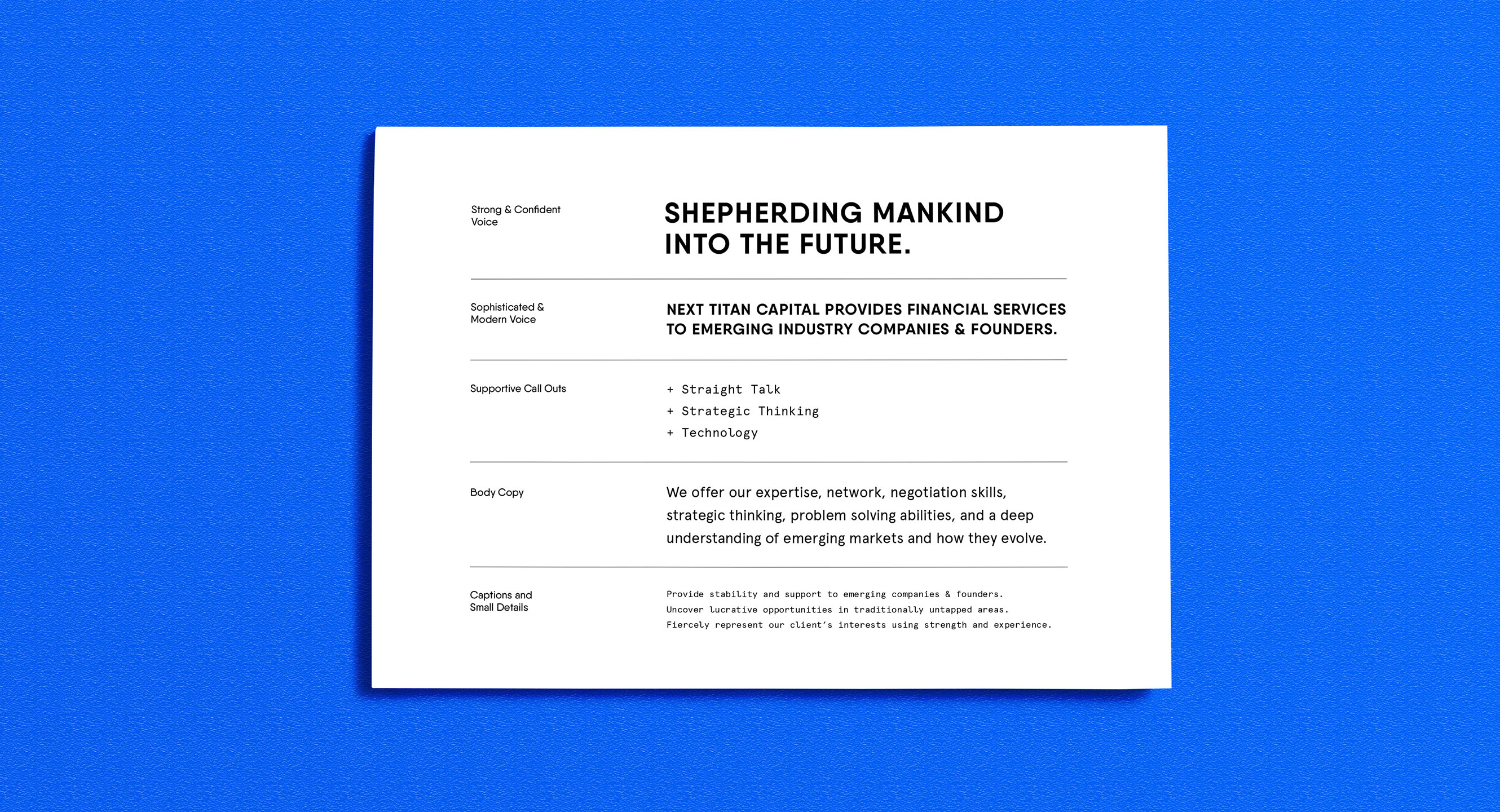 Next Titan Capital typography system